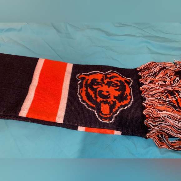 AWESOME Chicago Bears NFL Winter Scarf 47 Brand Forty Seven - Picture 4 of 10